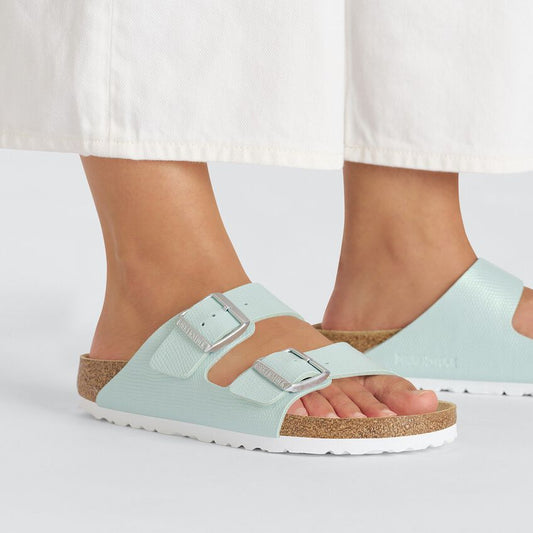 Birkenstock Arizona Shiny Surf Green