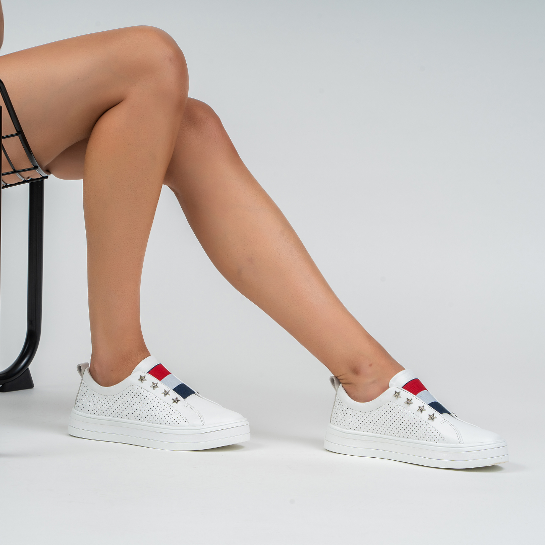 Stark - White / Elastic Red White Navy - LE SANSA