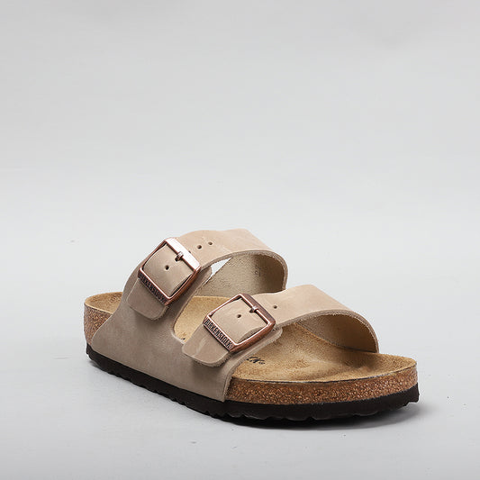 BIRKENSTOCK ARIZONA 352201 TABACCO BROWN OILED LEATHER REGULAR