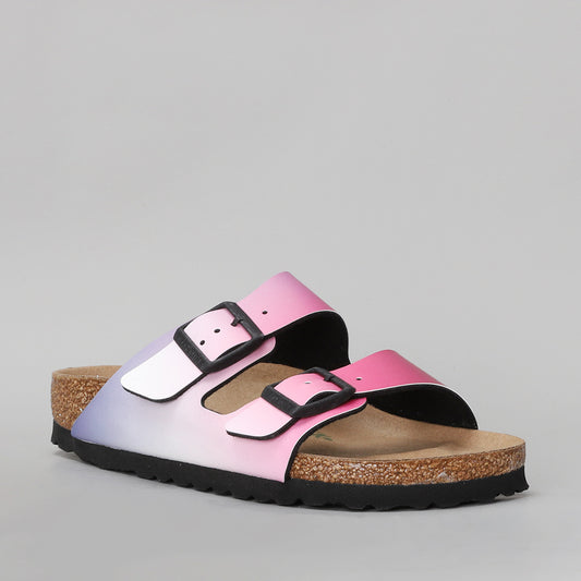 BIRKENSTOCK - ARIZONA 1025237 - VEGAN OMBRE PINK/PURPLE NARROW