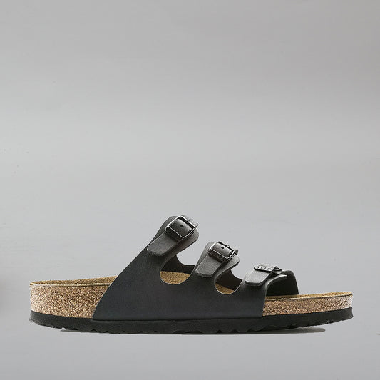 BIRKENSTOCK FLORIDA 53011 BLACK LEATHER SFB