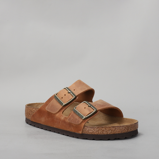 BIRKENSTOCK - ARIZONA 1028272 - COGNAC OILED LEATHER