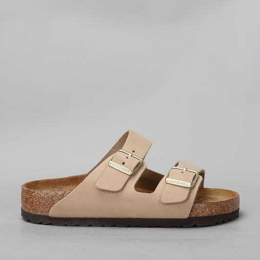 BIRKENSTOCK ARIZONA 1019013 SOFT FOOTBED SANDCASTLE NUBUCK